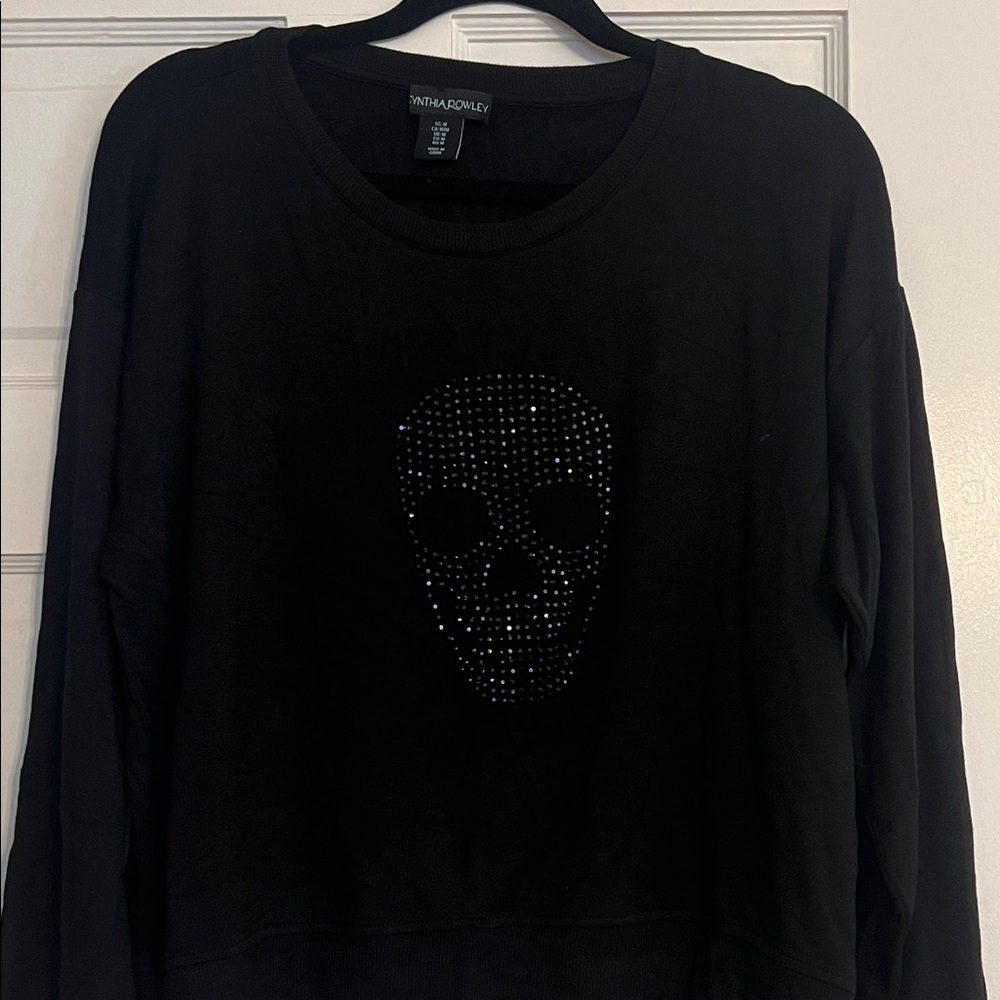 Cynthia Rowley skull sweatshirt